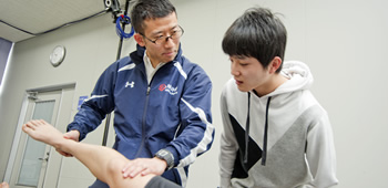 評価・トレーニングのマンツーマン指導実践